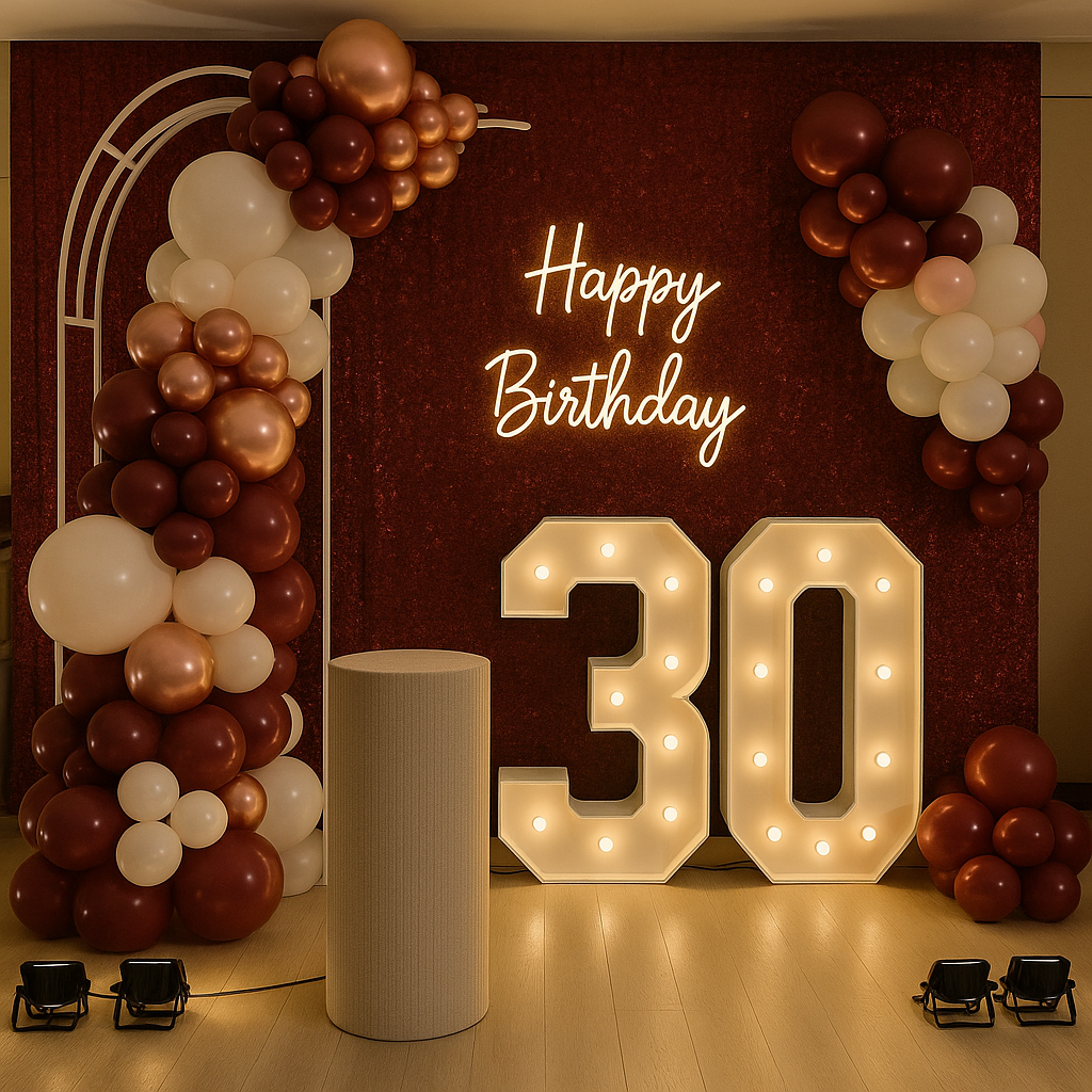 Colorful Balloon Room Decoration for Birthday